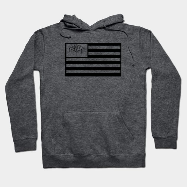 9 Square Nation Hoodie by LarBear